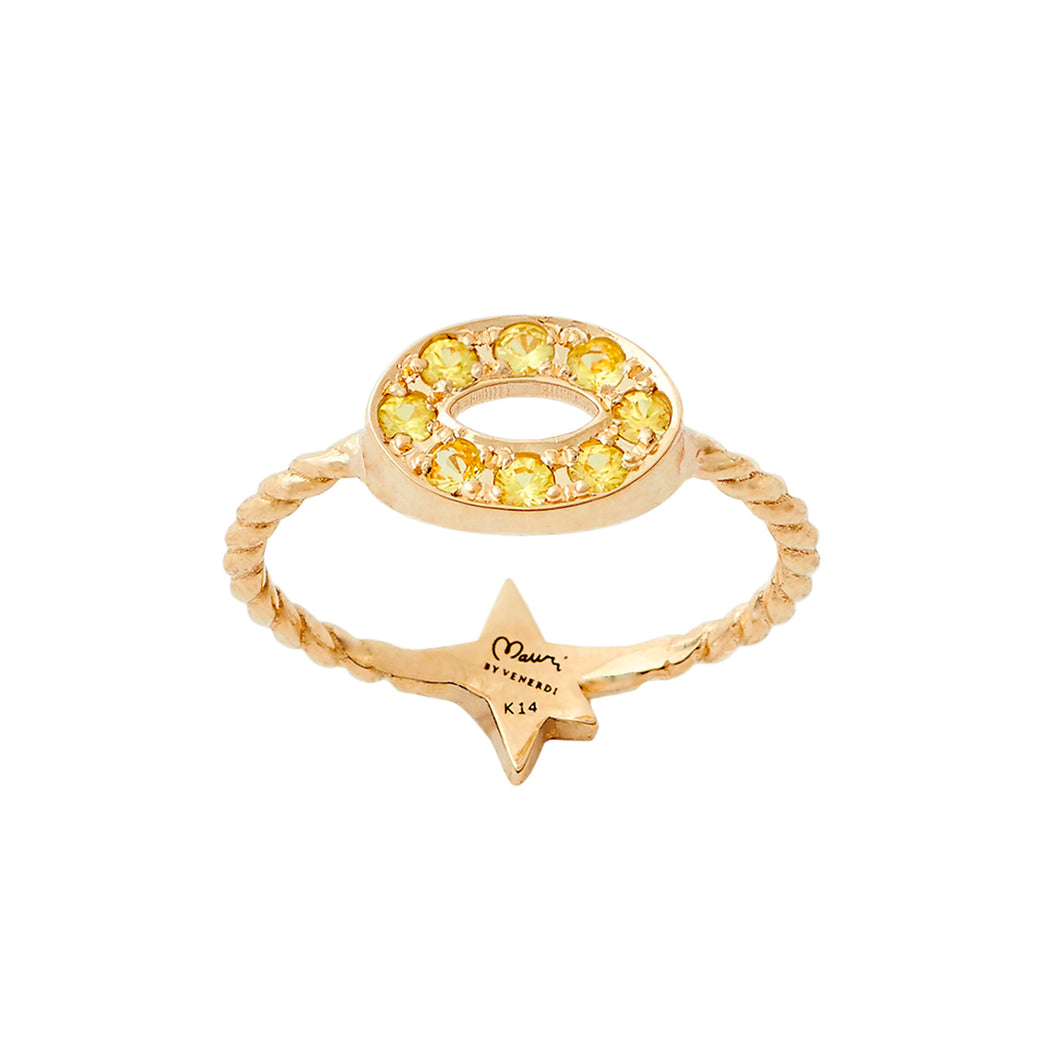 LUCIA RING Yellow Sapphire