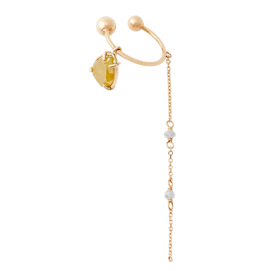 ADAMAS Ear Cuff Yellow Natural Diamond